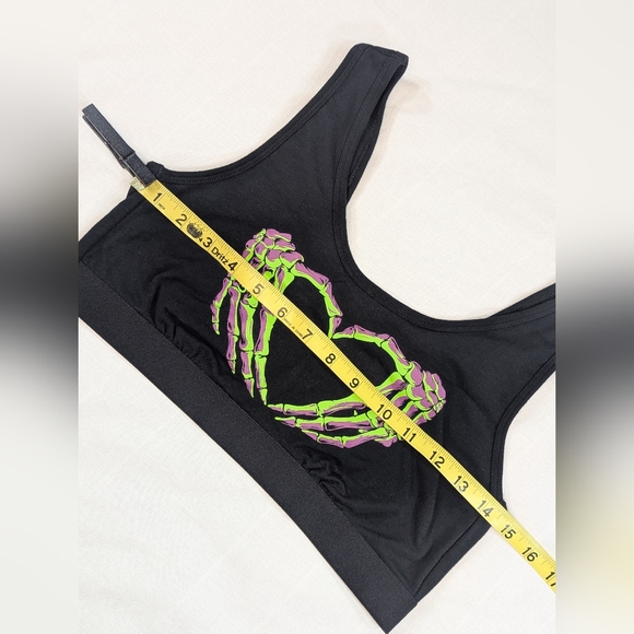 Torrid Skeleton Heart Bralette - Picture 4 of 9